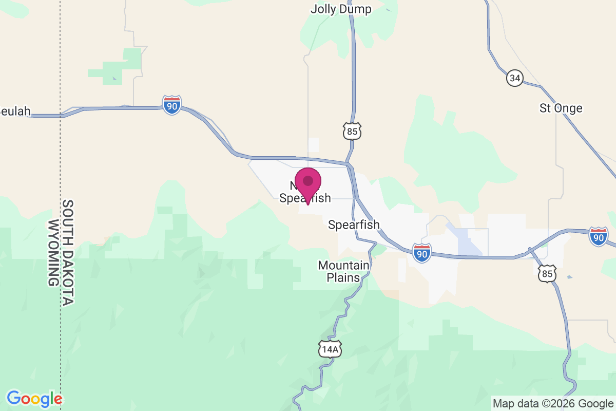 Carte de North Spearfish