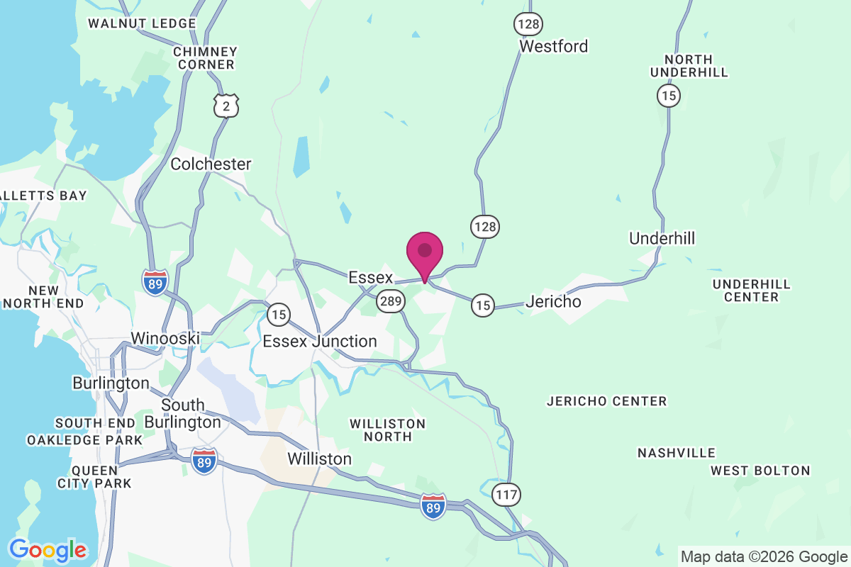 Carte de Essex Center