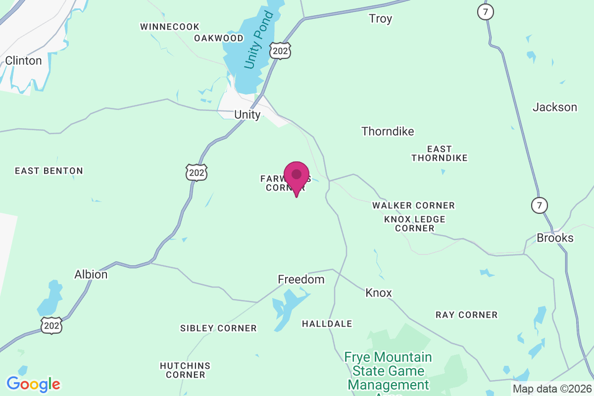 Carte de Farwells Corner