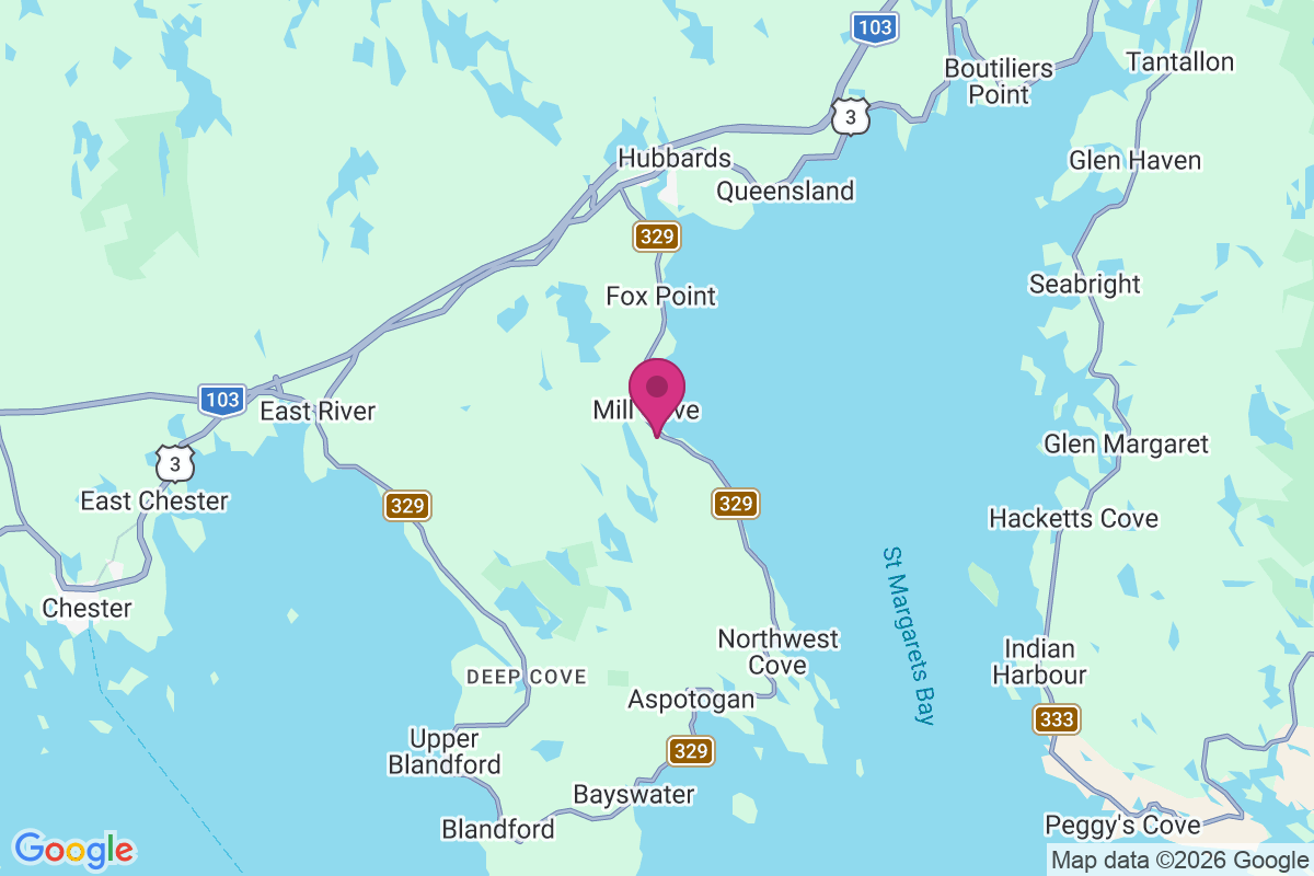 Carte de Mill Cove