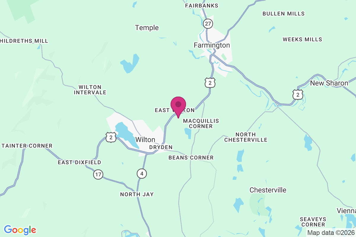 Carte de East Wilton