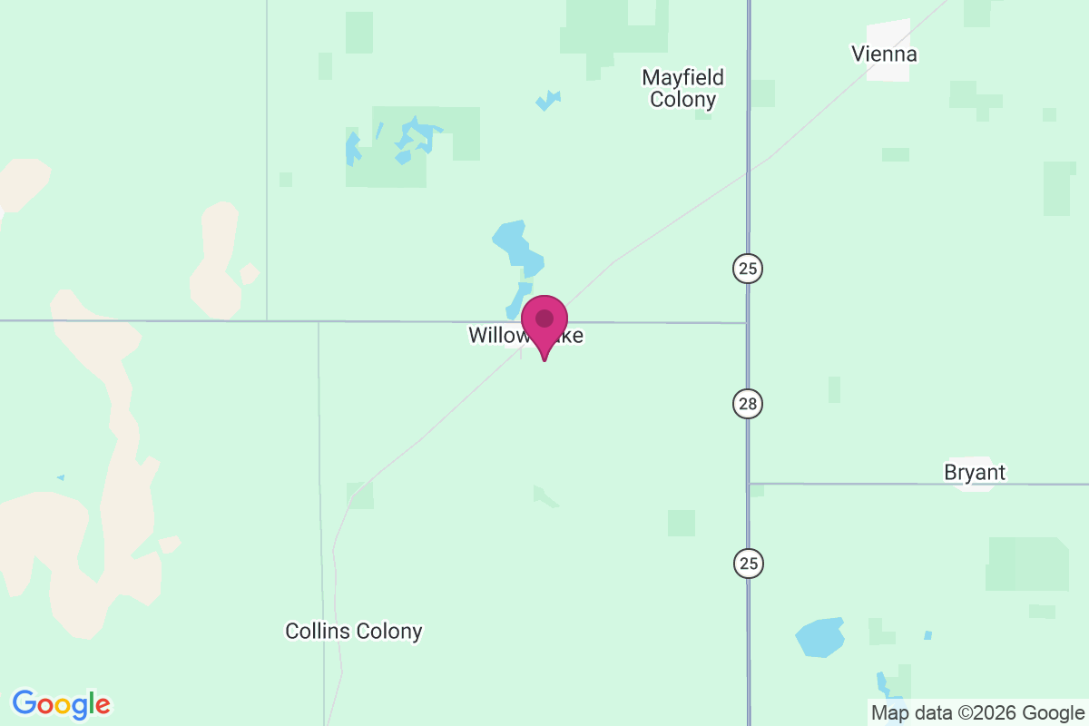 Carte de Willow Lake