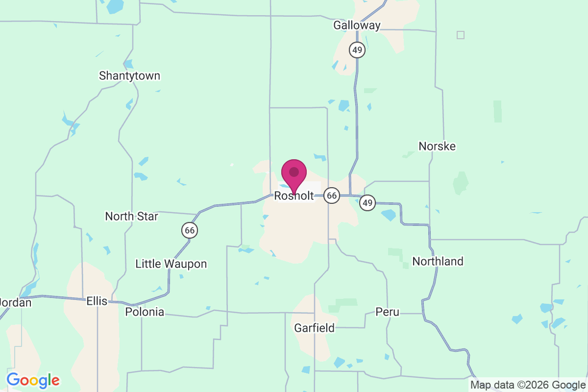 Carte de Rosholt
