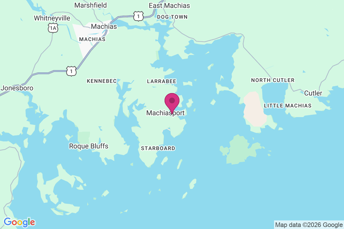Carte de Bucks Harbor