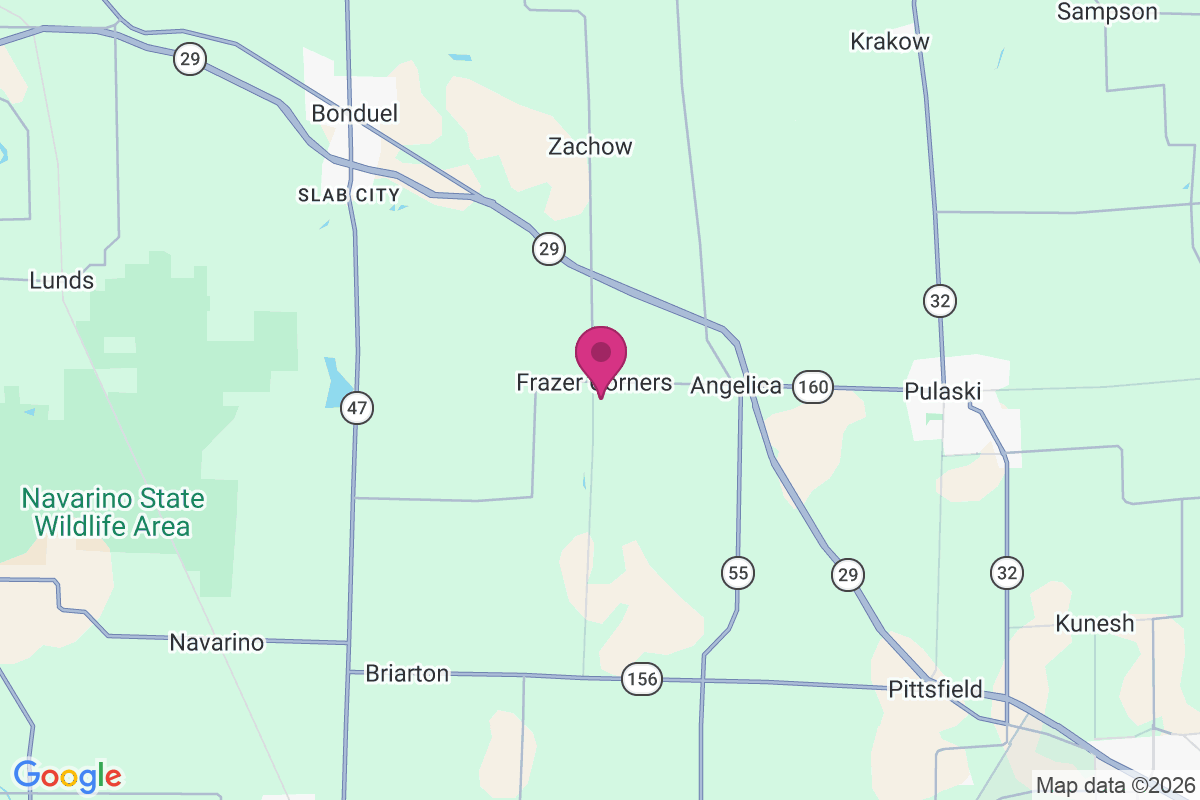 Carte de Frazer Corners