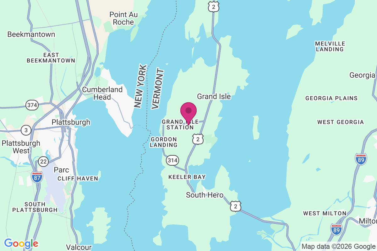 Carte de Grand Isle Station