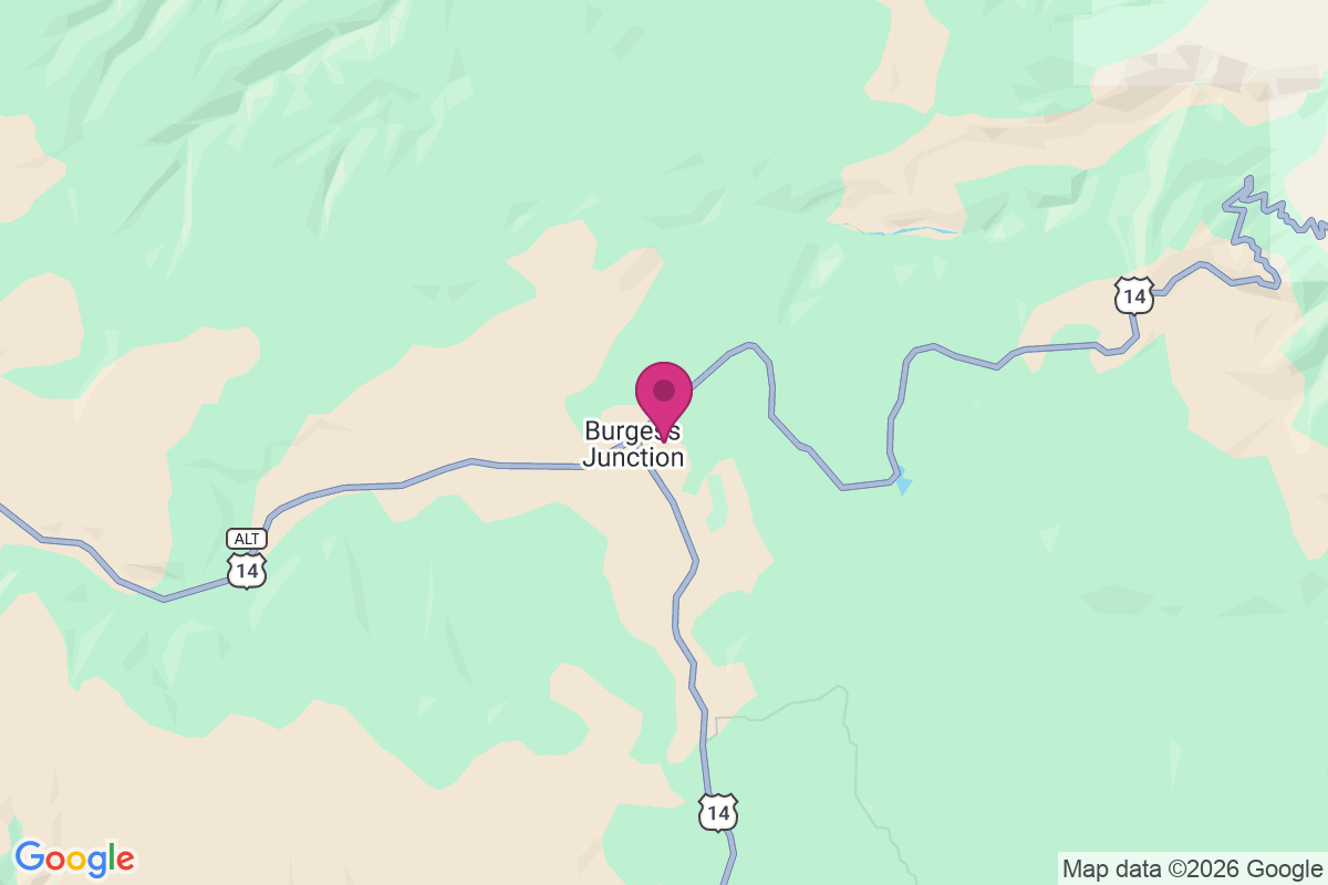 Carte de Burgess Junction