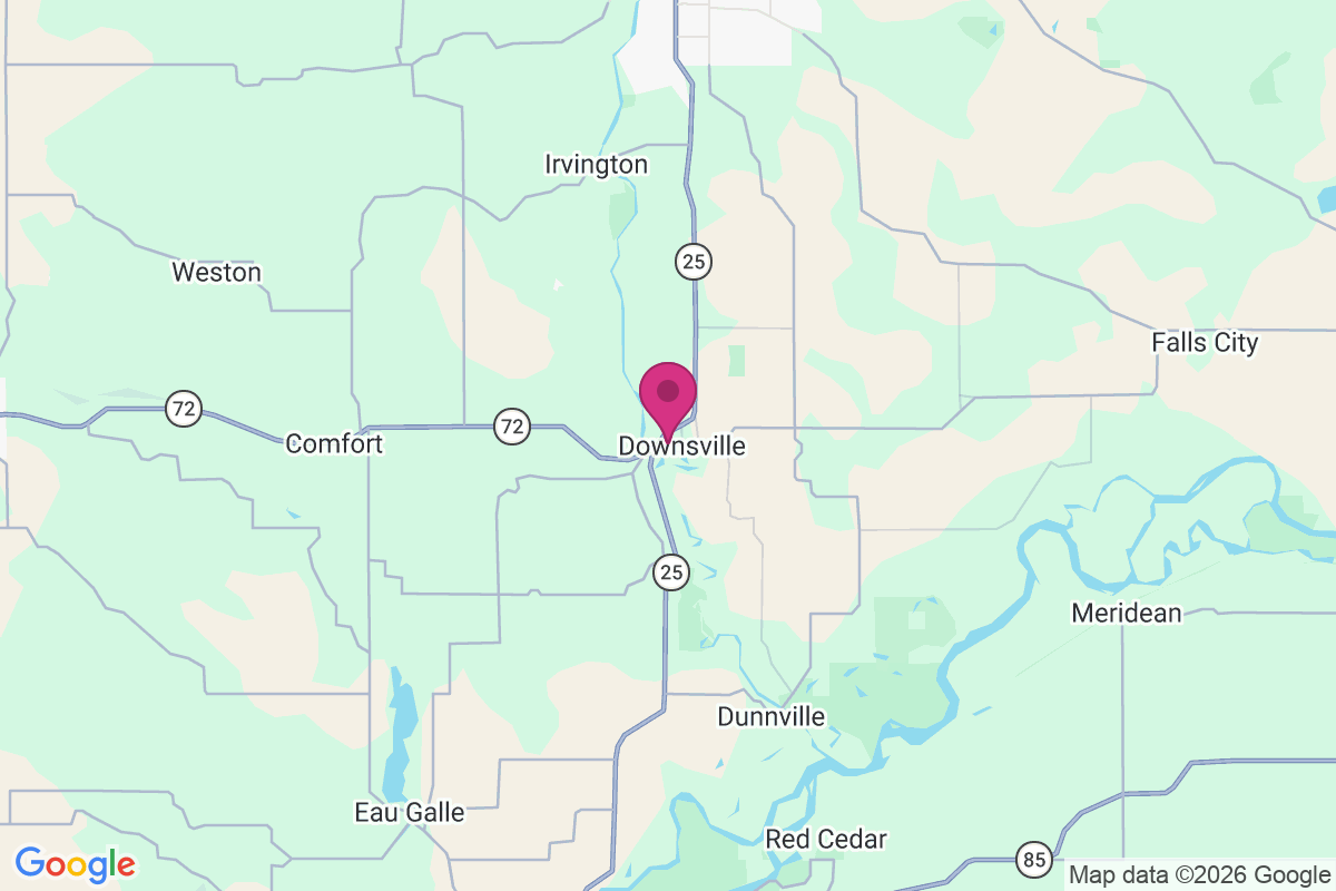 Carte de Downsville