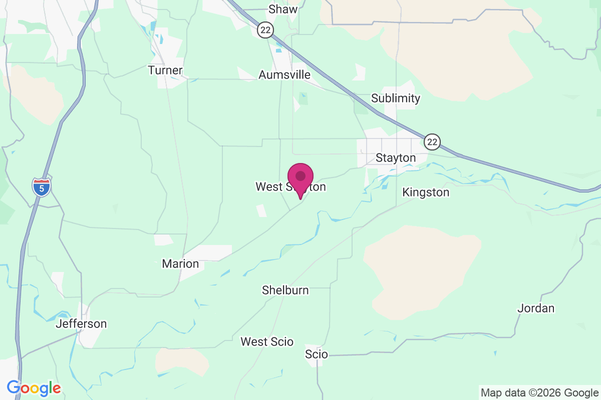 Carte de West Stayton