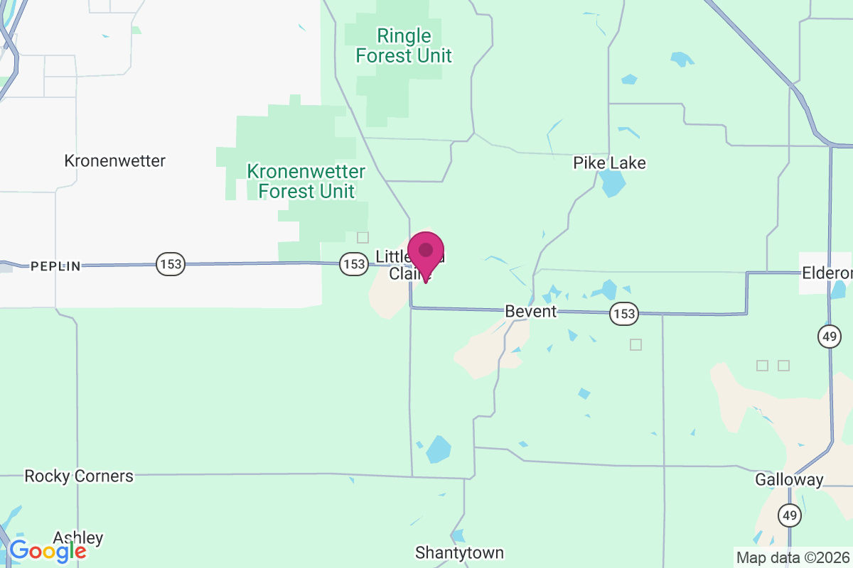 Carte de Little Eau Claire