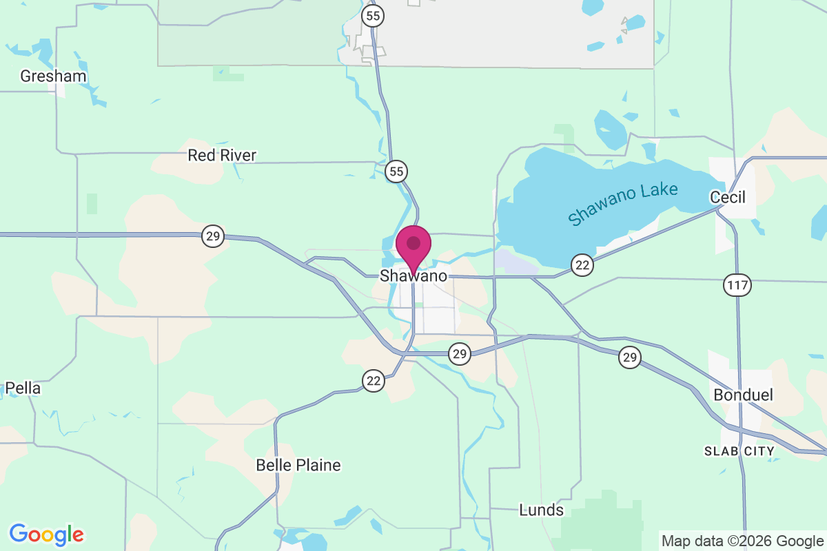 Carte de Shawano