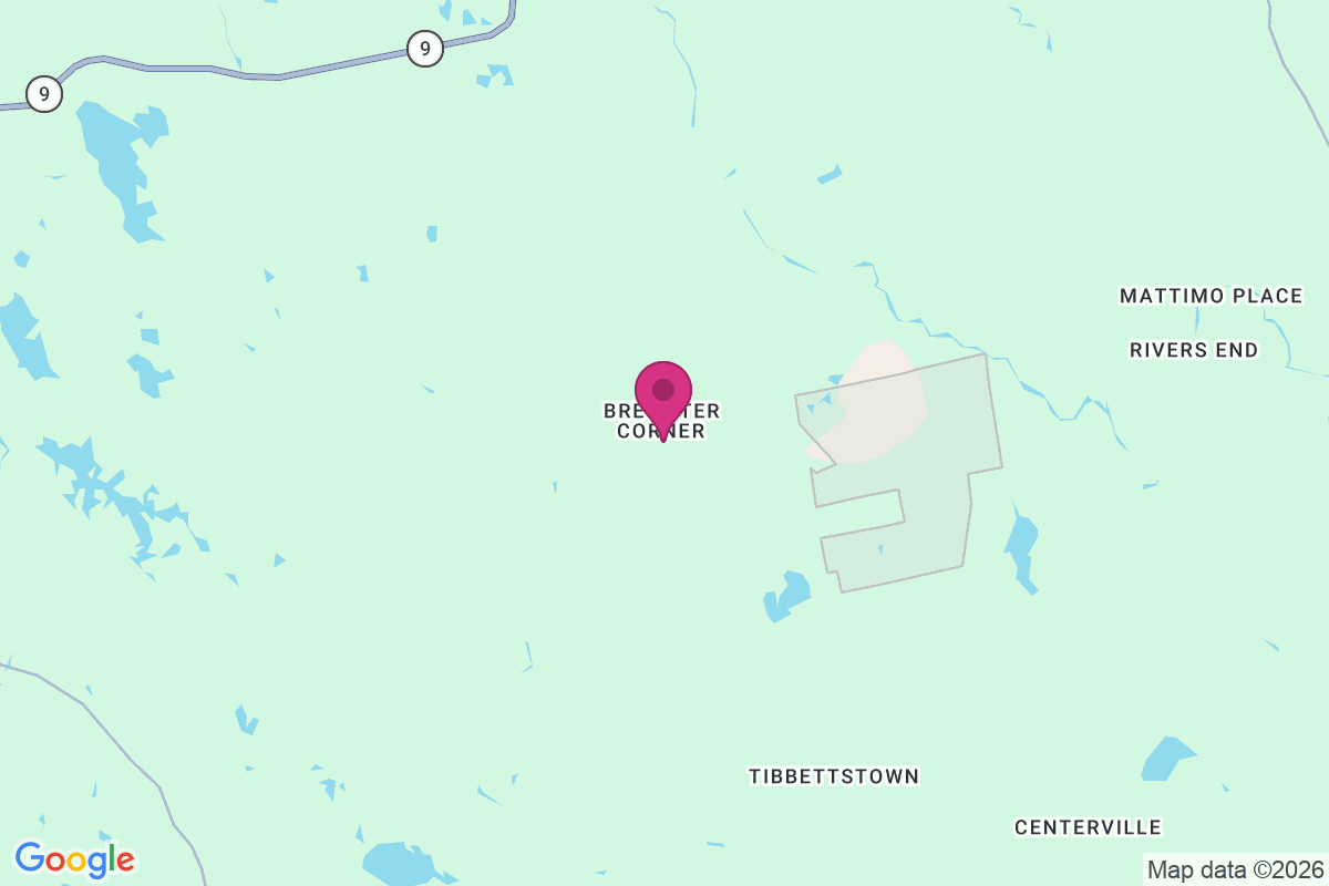 Carte de Brewster Corner
