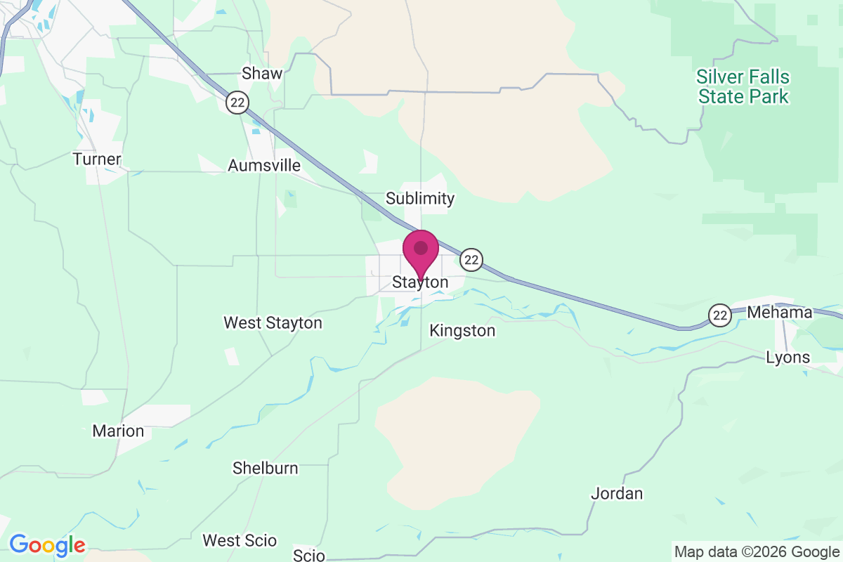 Carte de Stayton