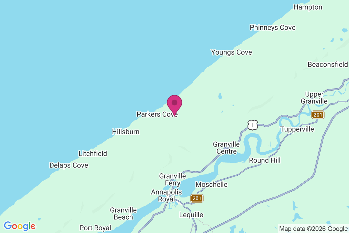 Carte de Parkers Cove