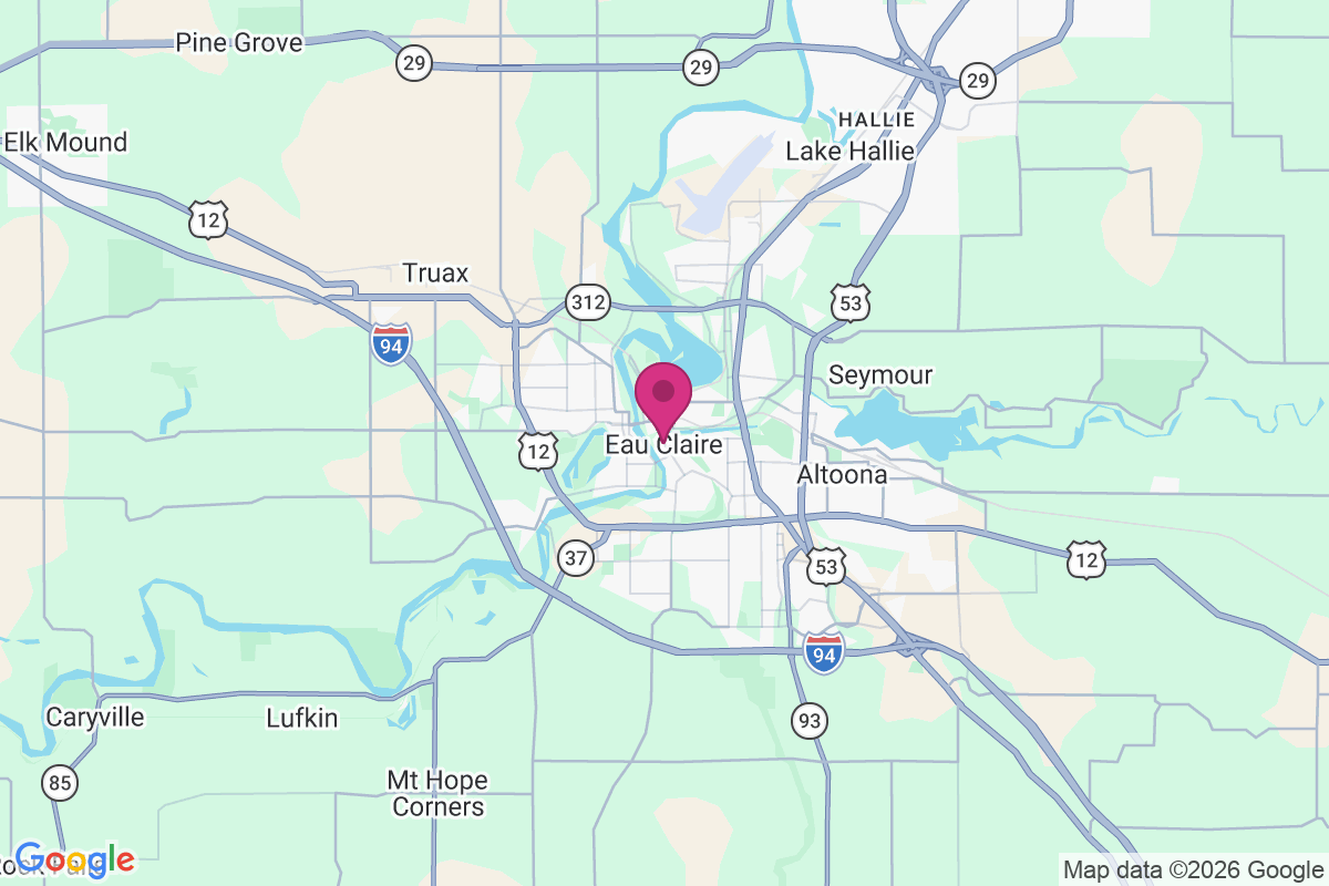 Carte de Eau Claire