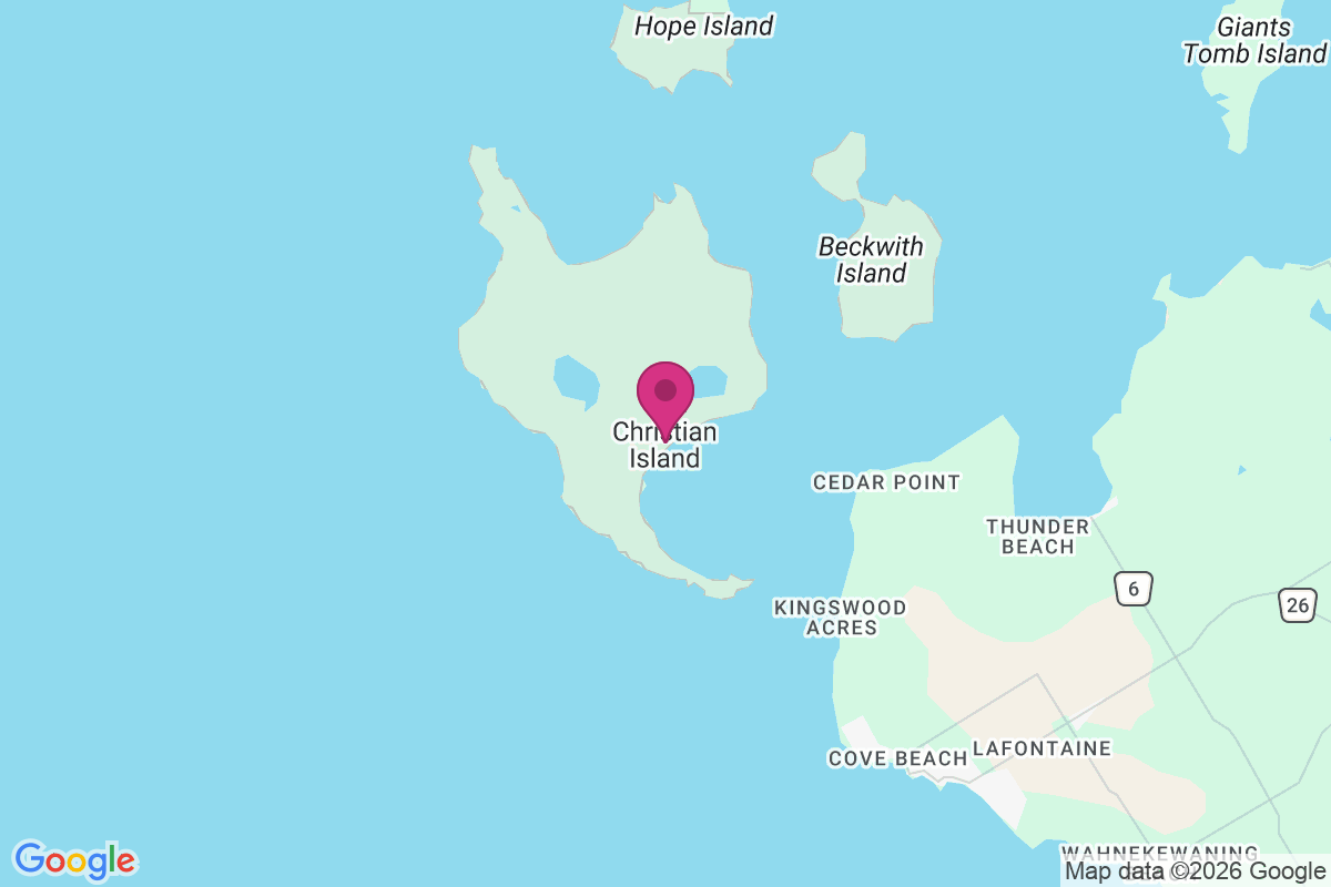 Carte de Christian Island