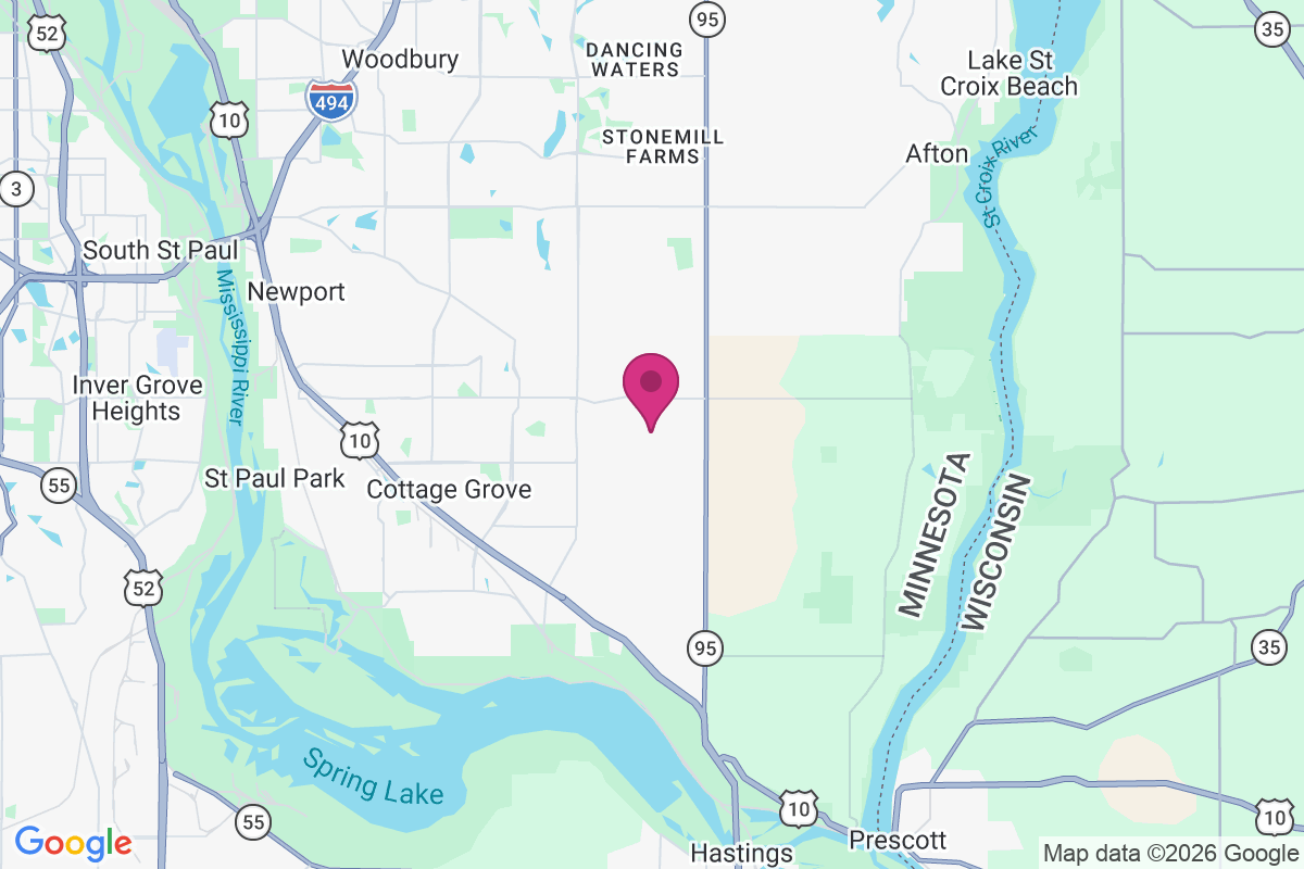 Carte de East Cottage Grove