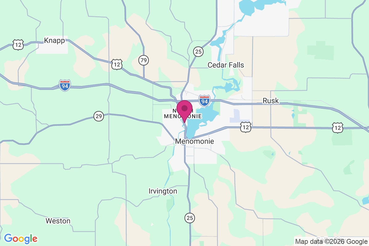 Carte de North Menomonie