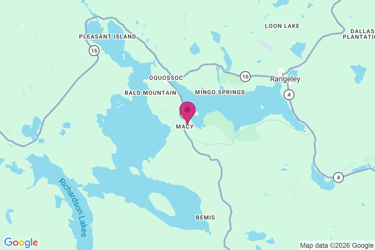 Carte de South Rangeley