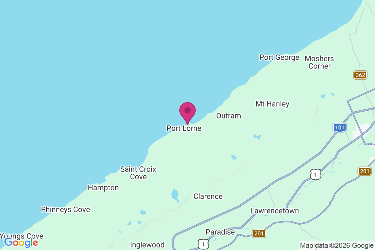 Carte de Port Williams