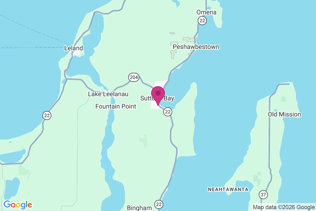 Carte de Suttons Bay