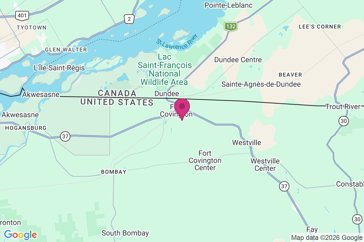 Carte de Fort Covington
