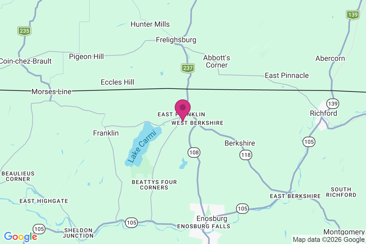 Carte de East Franklin