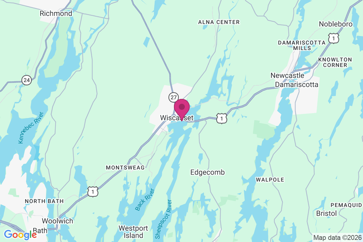 Carte de Wiscasset
