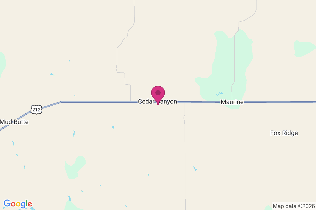 Carte de Cedar Canyon
