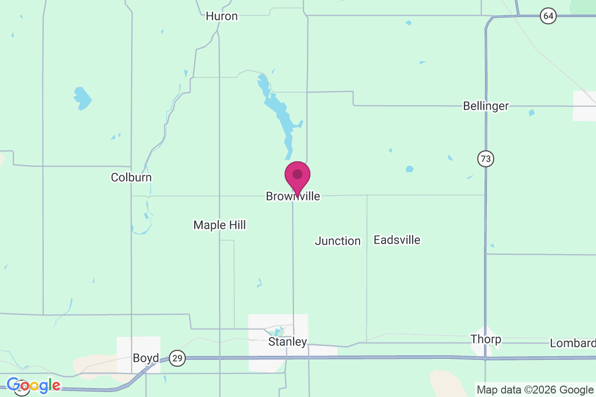 Carte de Brownville