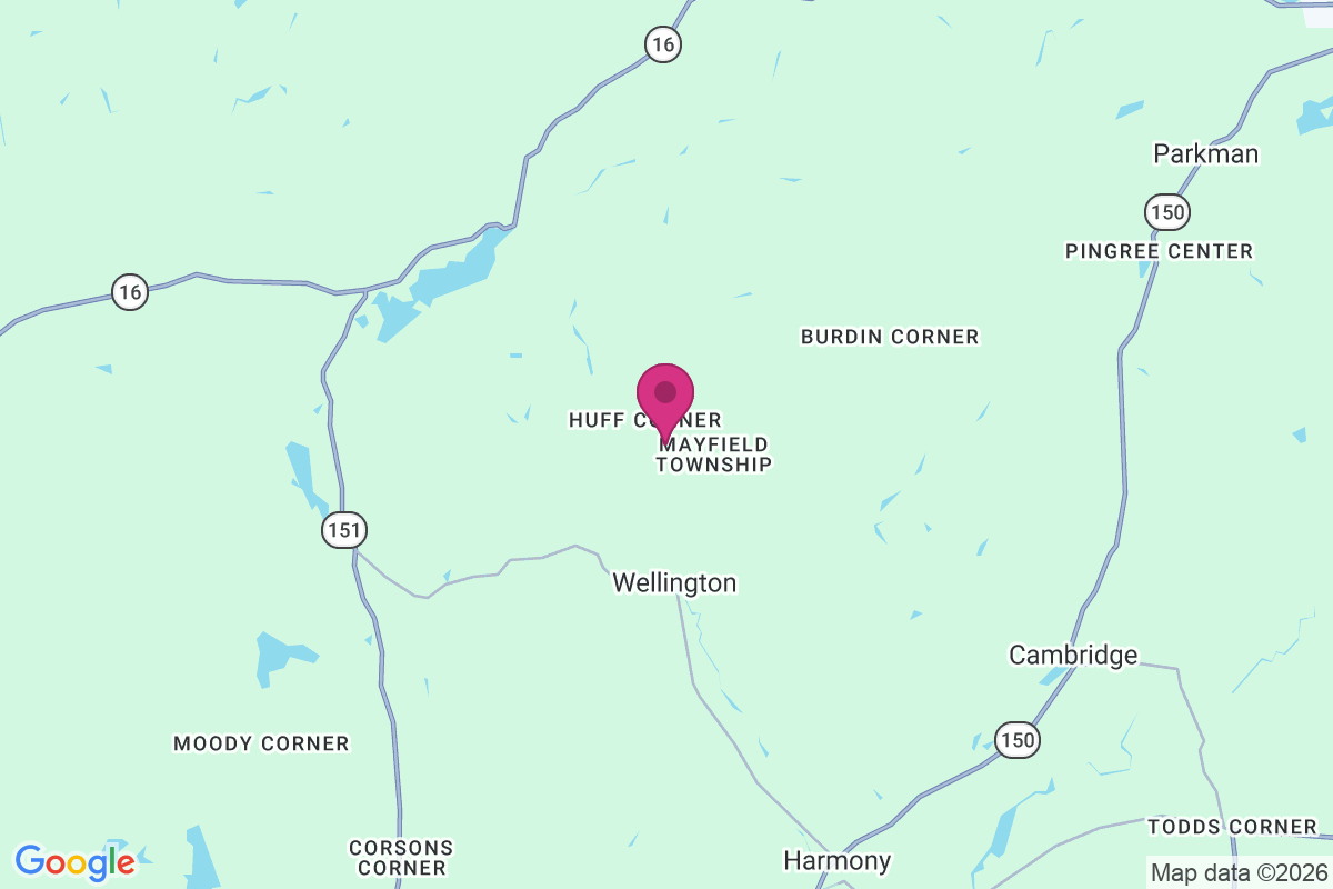 Carte de Huff Corner
