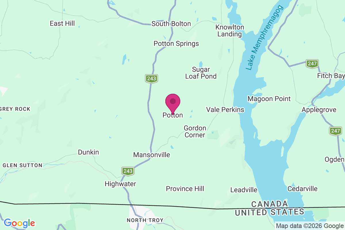 Carte de Potton