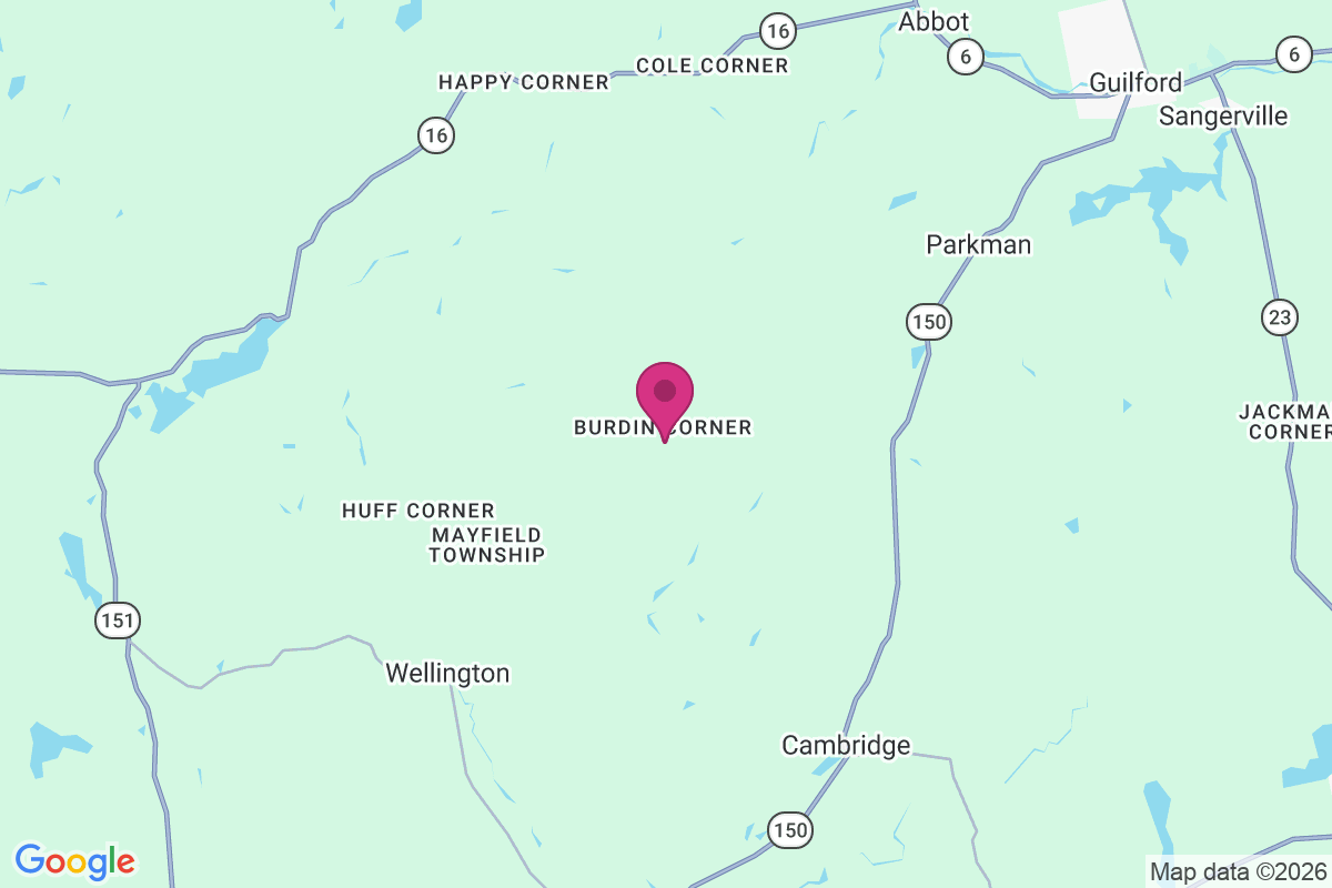 Carte de Burdin Corner