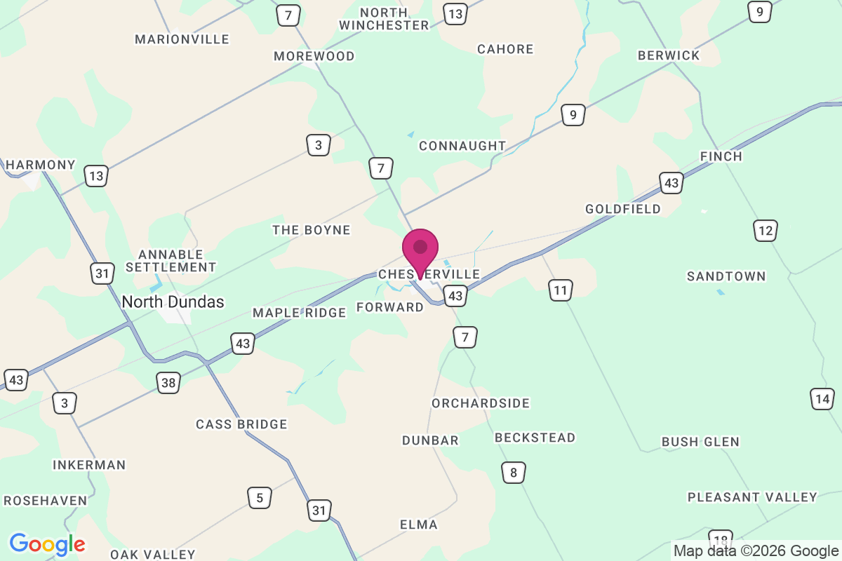 Carte de Chesterville