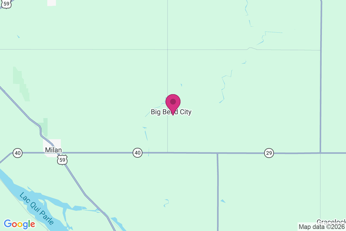 Carte de Big Bend City
