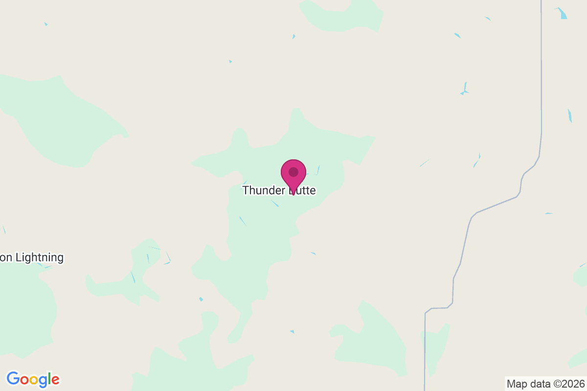 Carte de Thunder Butte