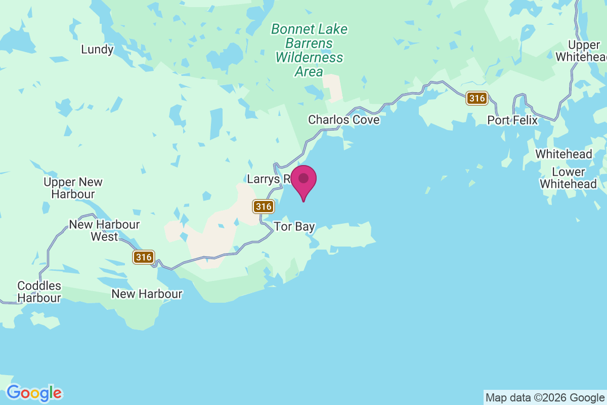 Carte de Tor Bay