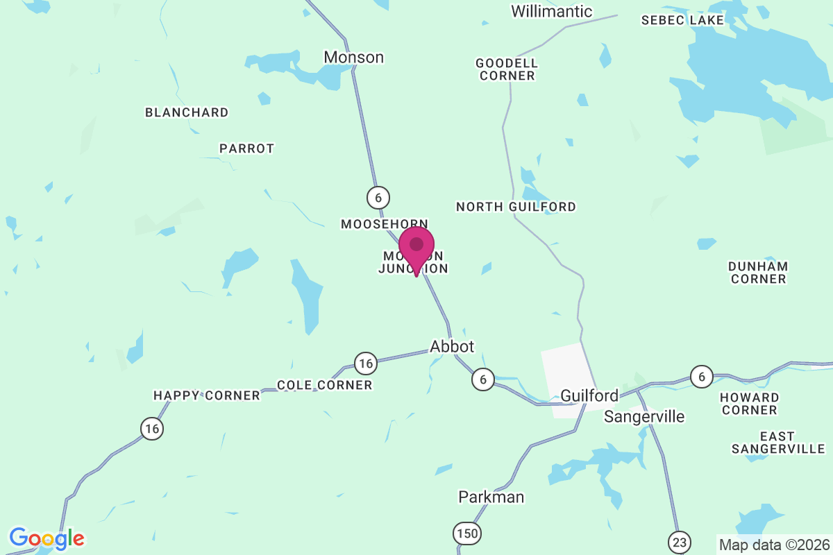 Carte de Monson Junction