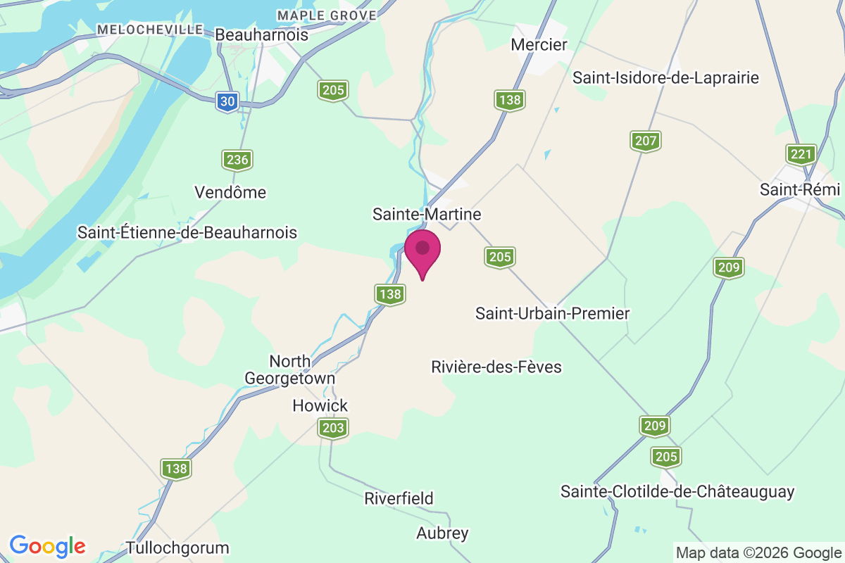 Carte de Sainte-Martine