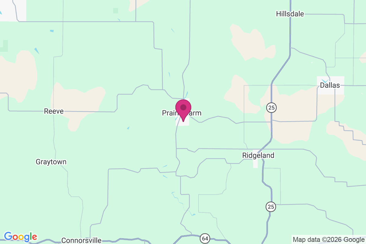 Carte de Prairie Farm