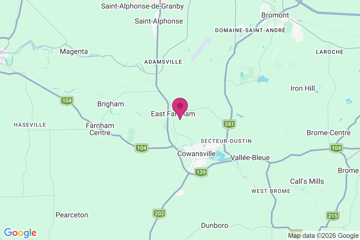 Carte de East Farnham