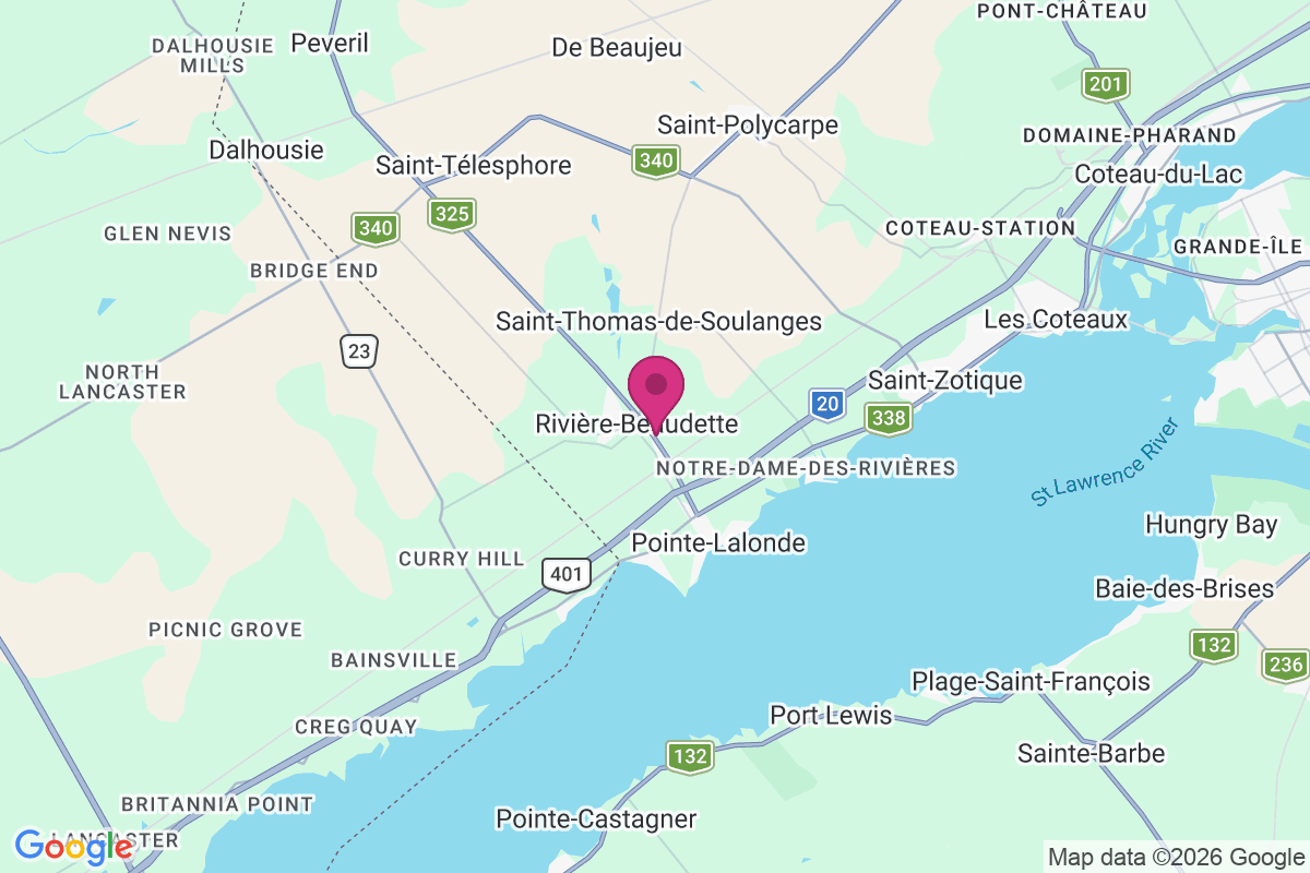 Carte de Rivière-Beaudette