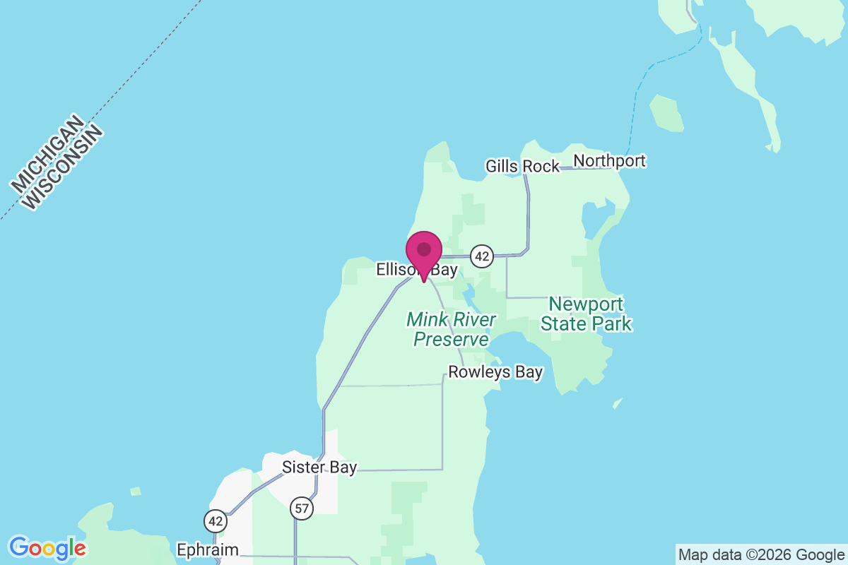 Carte de Ellison Bay