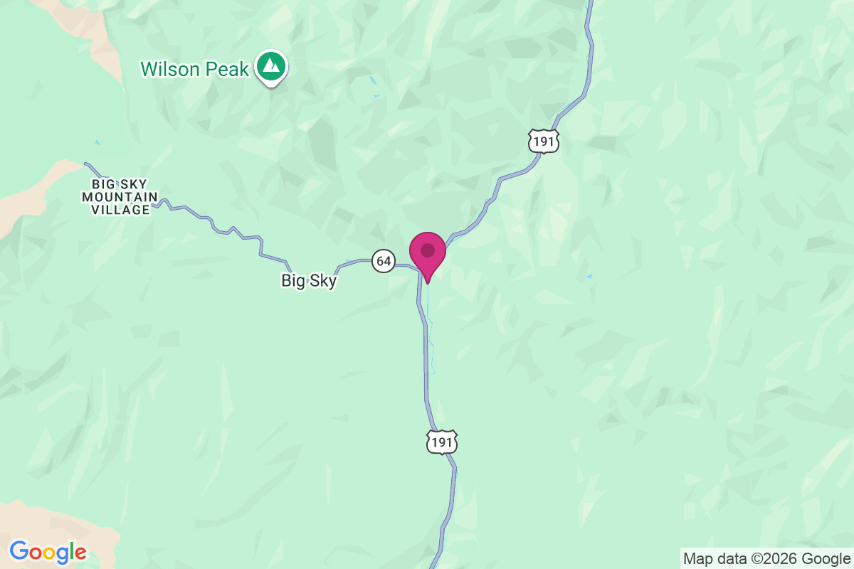 Carte de Big Sky Canyon Village