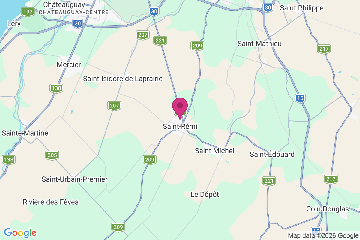 Carte de Saint Rémi