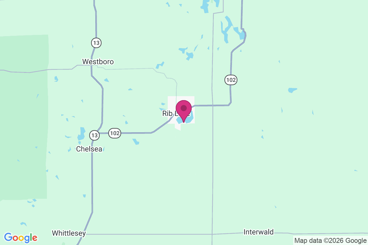 Carte de Rib Lake