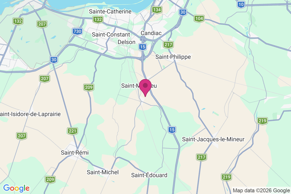 Carte de Saint-Mathieu