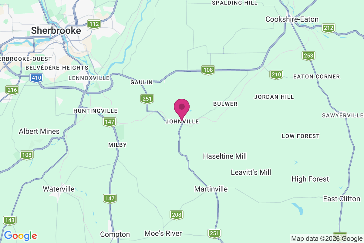 Carte de Johnville
