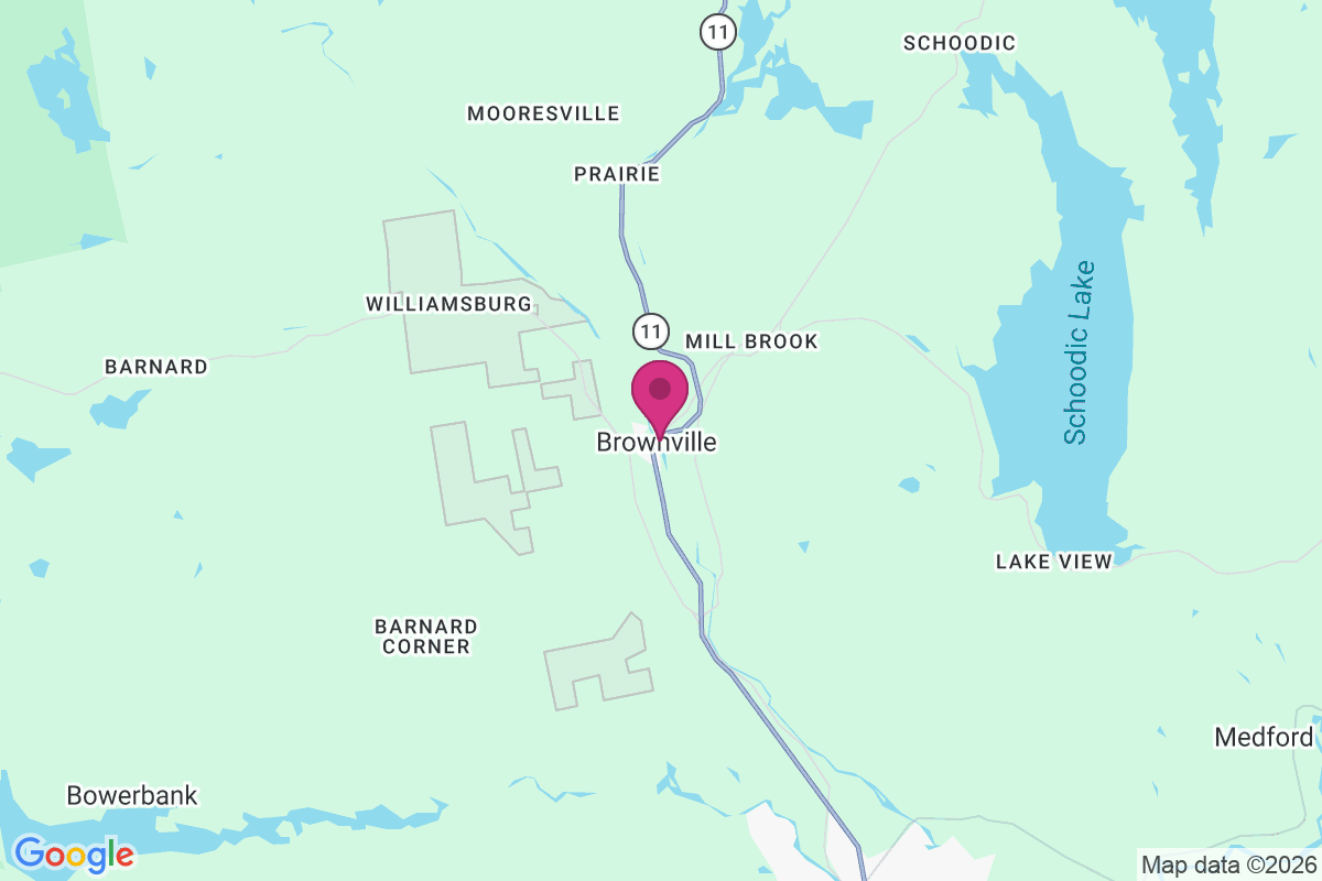 Carte de Brownville Junction