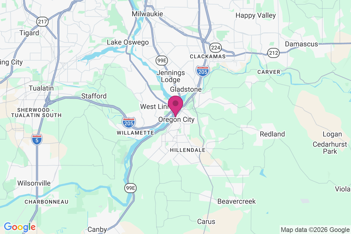 Carte de Oregon City